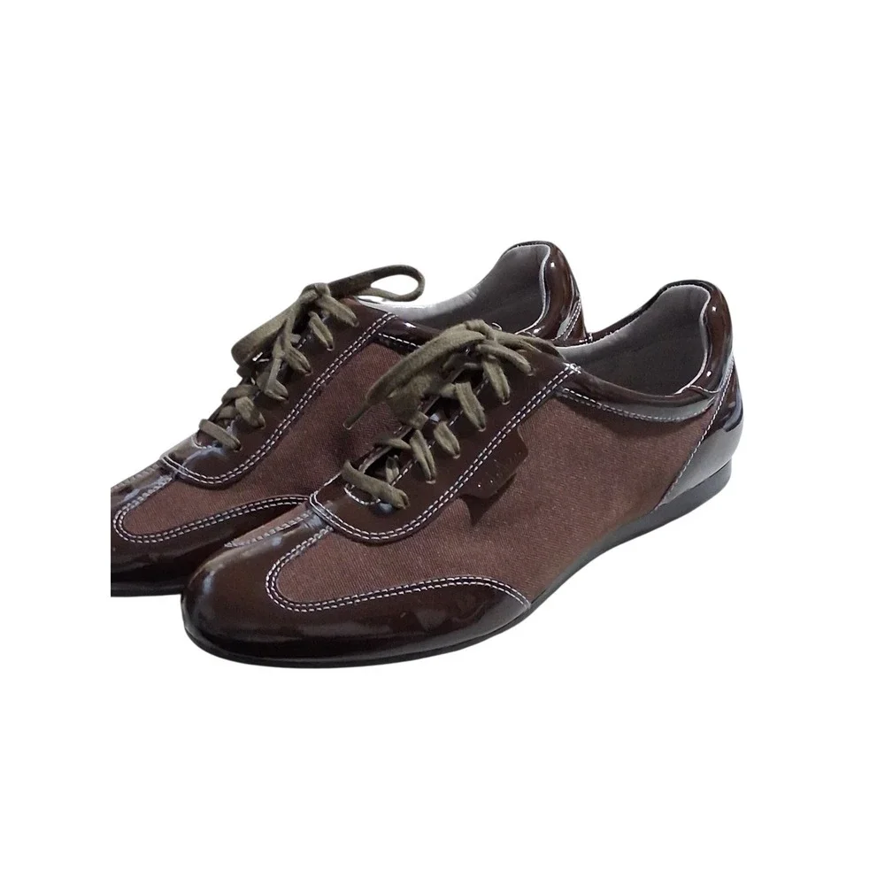 Y2k Cole Haan x Nike Air Women's Size 6B Canvas Patent Leather Preppy Shoes